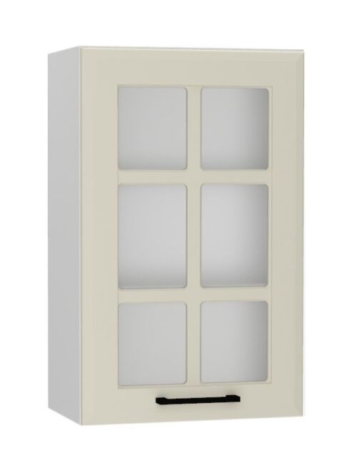 Viršutinė spintelė 45 cm vitrina WS45 P/L Irma