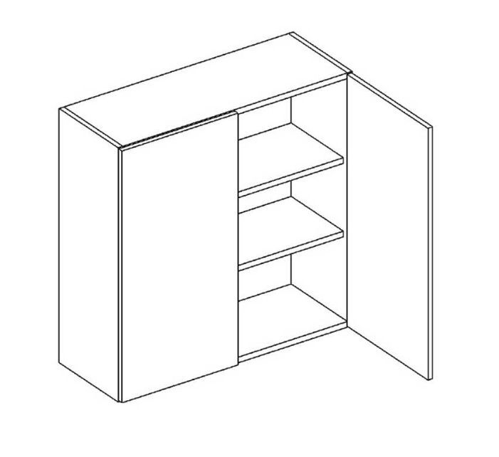 Sieninė spintelė 80 cm W80 Nina