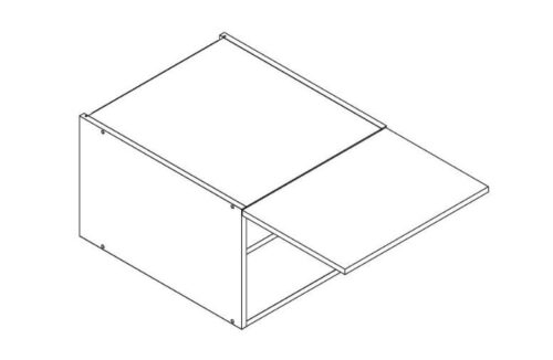Pakabinama spintelė 60 cm gartraukiui W60OKGR D 560 Nina