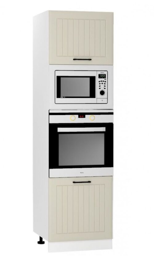 60 cm koloninė spintelė orkaitei ir mikrobangų krosnelei D60PK MV P/L Irma