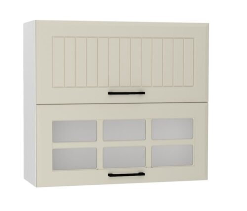 Viršutinė spintelė 80 cm pakreipiama vitrina W80GRF/2 SD Irma