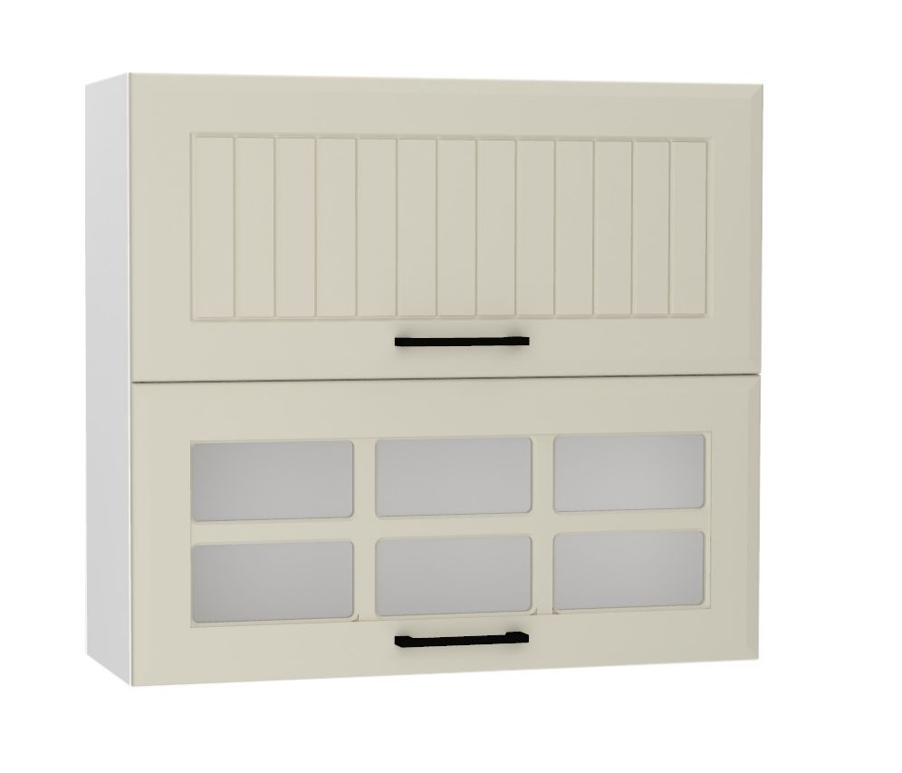 Viršutinė spintelė 80 cm pakreipiama vitrina W80GRF/2 SD Irma