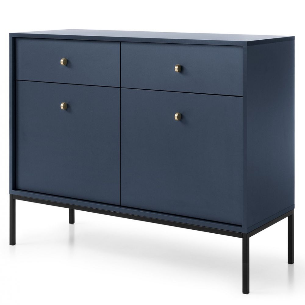 Tamsiai mėlyna Mono MKSZ104 komoda