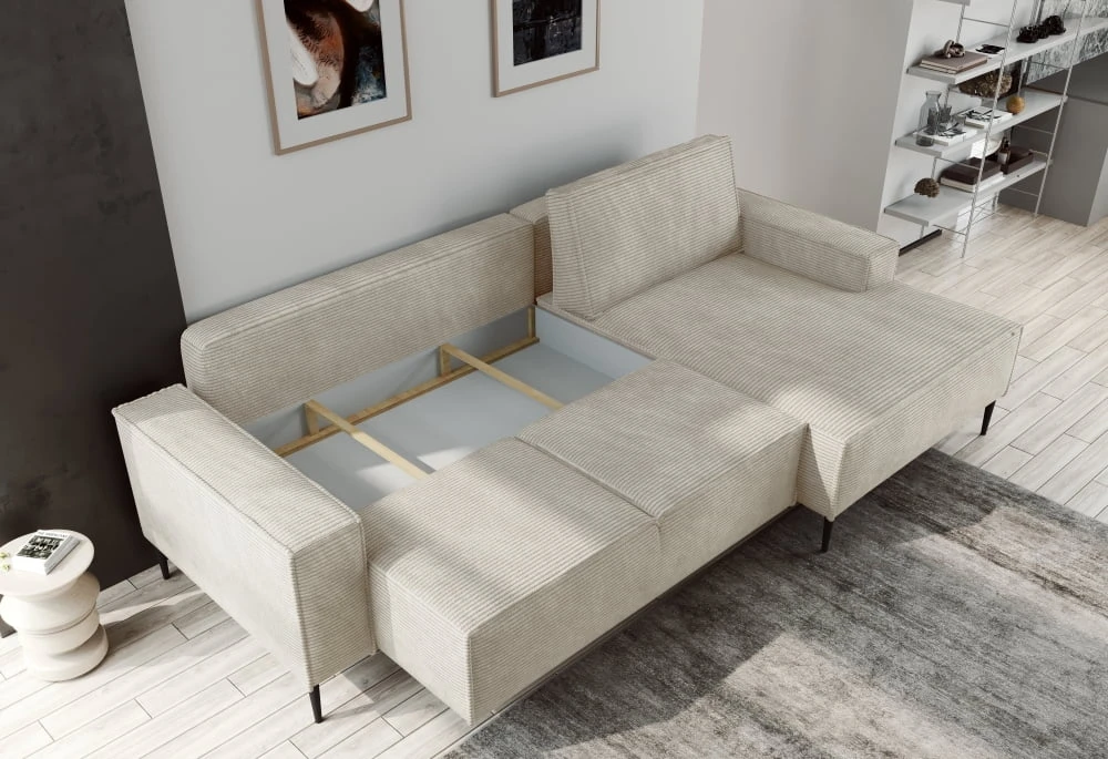 „Matano“ dešininė kampinė sofa su DL miegojimo funkcija ir Gr1 patalynės dėže - Paveikslėlis 4