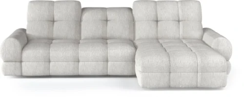 Tollo Mini dešininė kampinė sofa su elektra ištraukiama sėdyne ir patalynės dėže Gr1