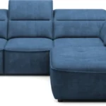 Colombo L dešininė kampinė sofa su elektra reguliuojamu sėdynės gyliu Gr1