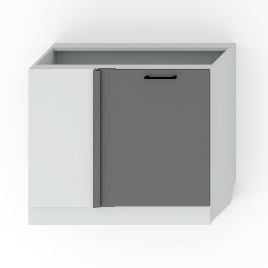 Apatinė kampinė spintelė 110/60 cm DNP P/L Alina