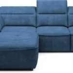 Colombo L kairinė kampinė sofa su elektra reguliuojamu sėdynės gyliu Gr1