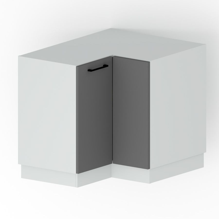 Apatinė kampinė spintelė 90/90 cm DRP R/K Alina