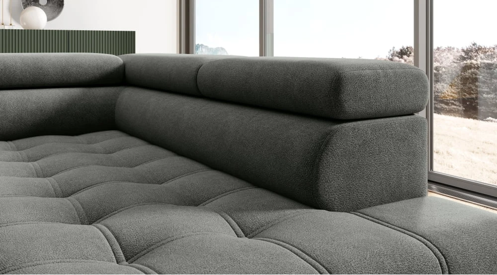 Gremio dešininė kampinė sofa su elektra ištraukiama sėdyne Gr1 — изображение 3