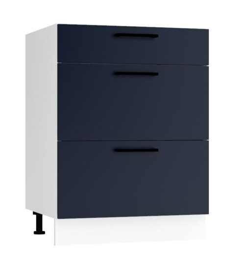 Apatinė spintelė su 60 cm stalčiais D60S/3 Max