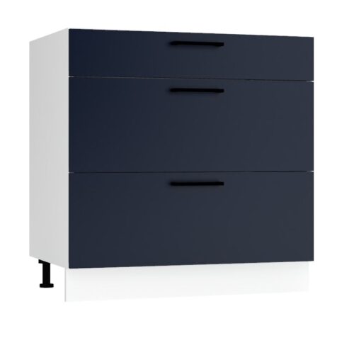 Apatinė spintelė 80 cm stalčiai D80S/3 Max