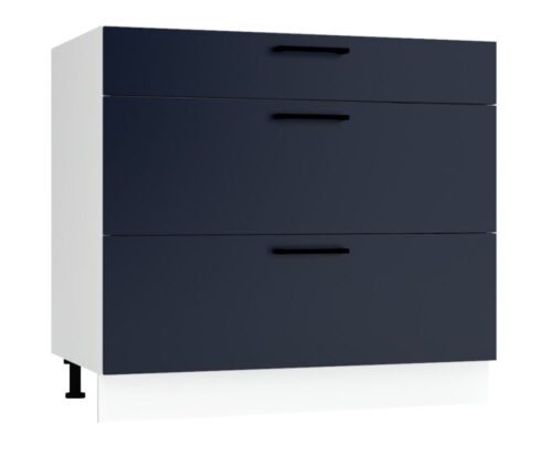 Apatinė spintelė 90 cm stalčių lentai D90 PC S/3 Max