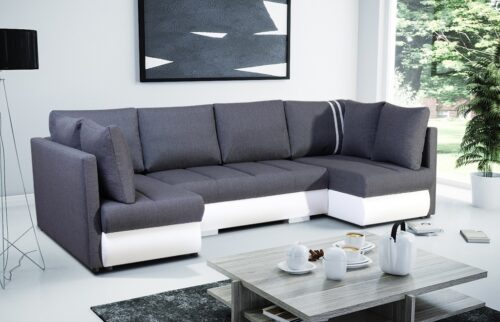 R-City U išskleidžiama kampinė sofa