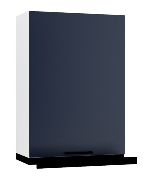 Pakabinama spintelė 60 cm su juodu gaubtu W60/88 SLIM P/L Max