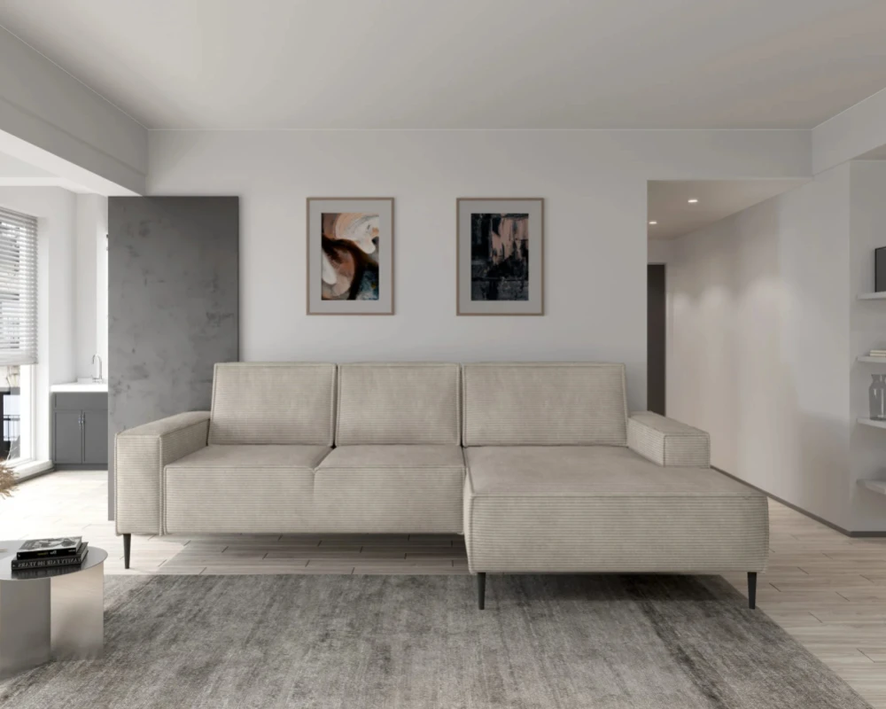 „Matano“ dešininė kampinė sofa su DL miegojimo funkcija ir Gr1 patalynės dėže - Paveikslėlis 8