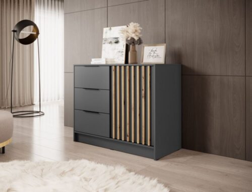 Nelly komoda su 2D grafito lentomis