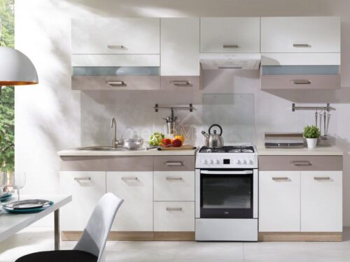 „Global“ virtuvės komplektas B plus 270 cm be stalviršių