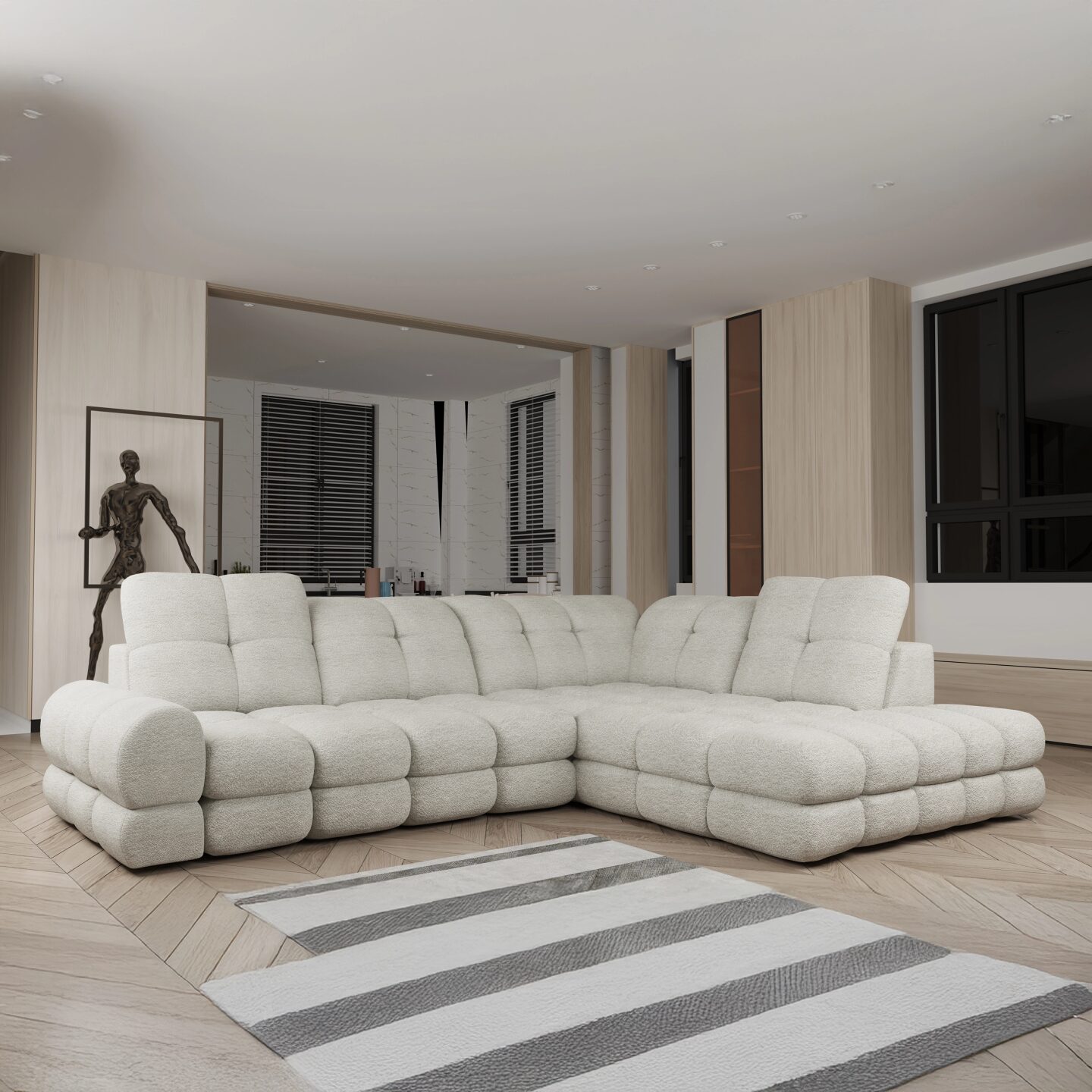 Elektrinė kampinė sofa Tollo L Gr1 - Paveikslėlis 4