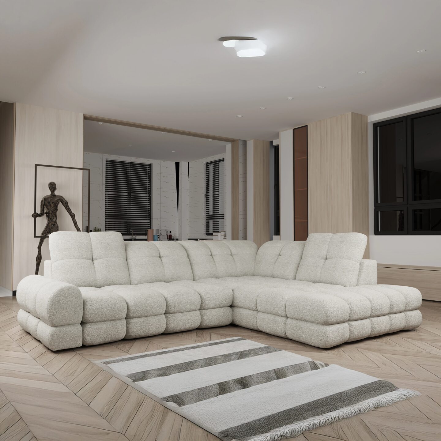 Elektrinė kampinė sofa Tollo L Gr1 - Paveikslėlis 5