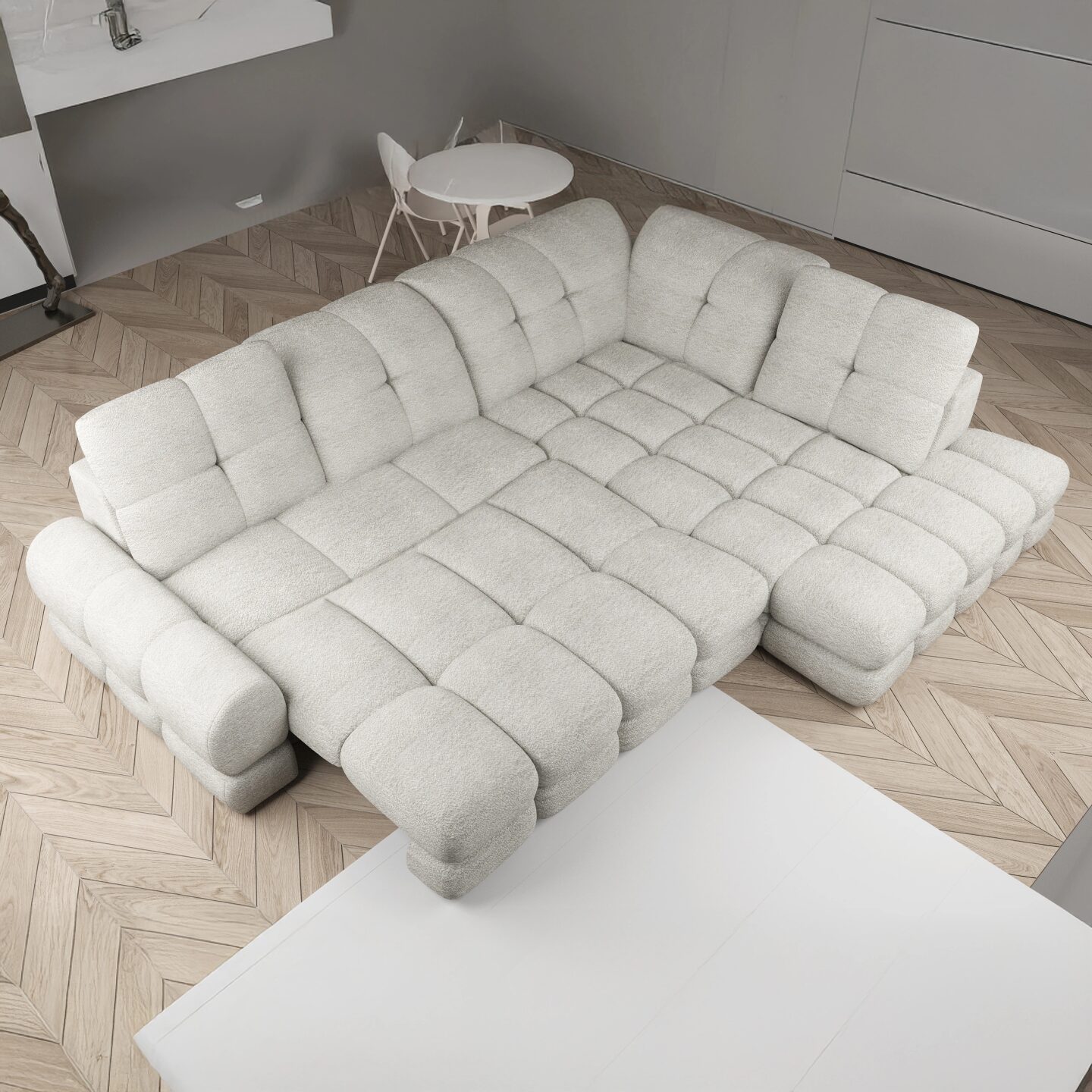 Elektrinė kampinė sofa Tollo L Gr1 - Paveikslėlis 7