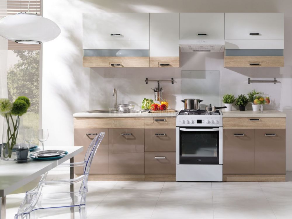 Premio virtuvės komplektas 270 cm B plus be stalviršio