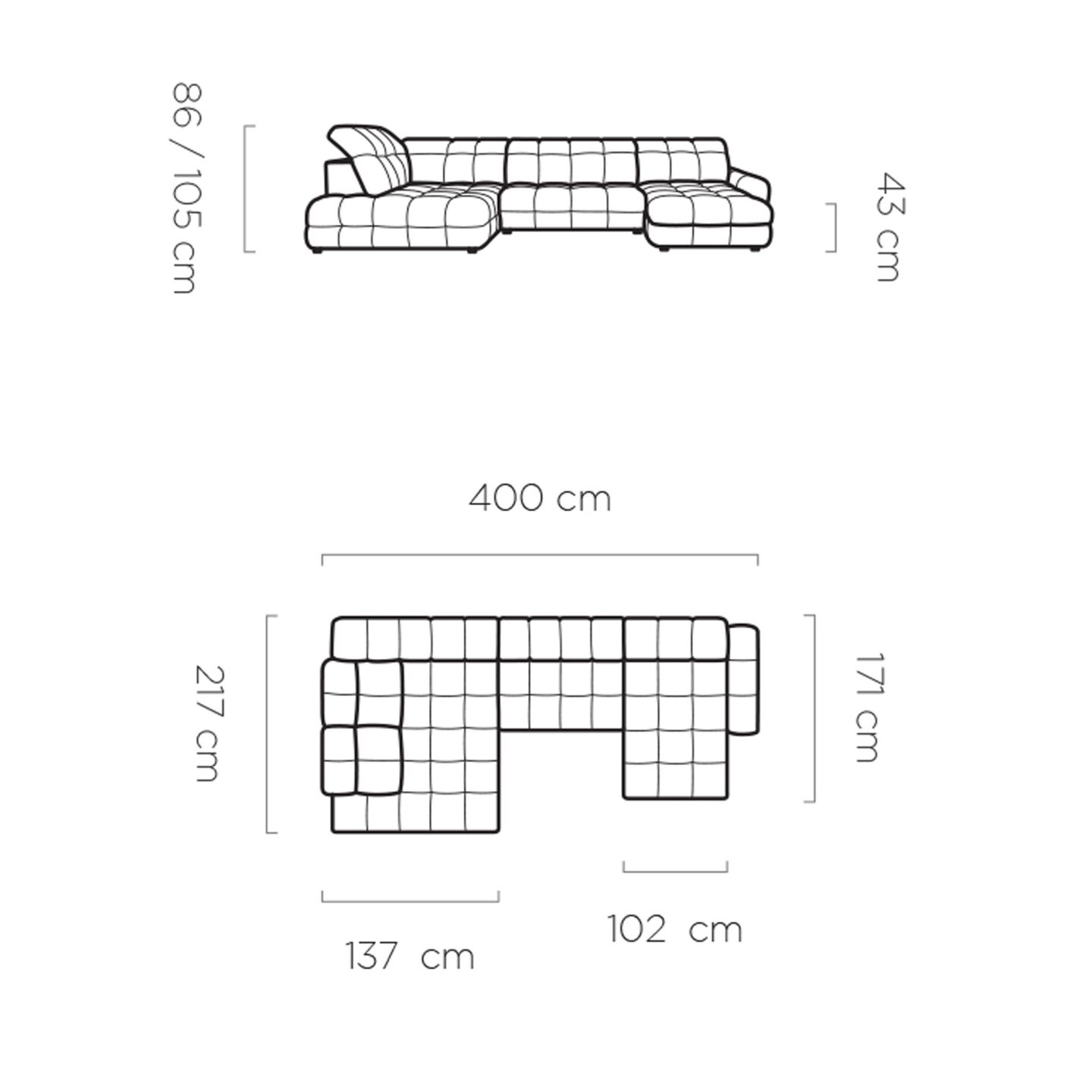 Tollo XL Gr1 kampinė sofa — изображение 10