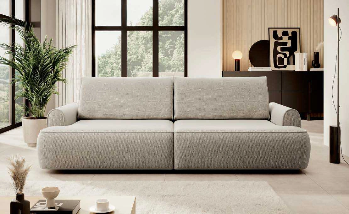 Onega Gr2 trivietė sofa su šoninėmis panelėmis