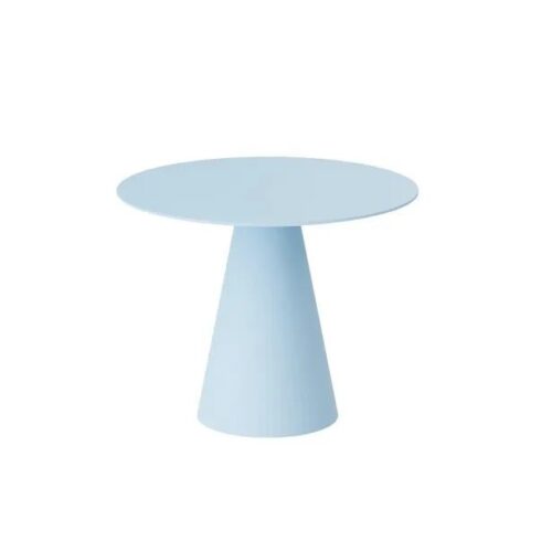 PINETO apvalus stalas 100×100 mėlynas