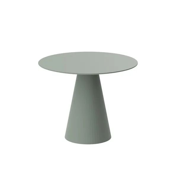 PINETO apvalus stalas 100x100 žalia