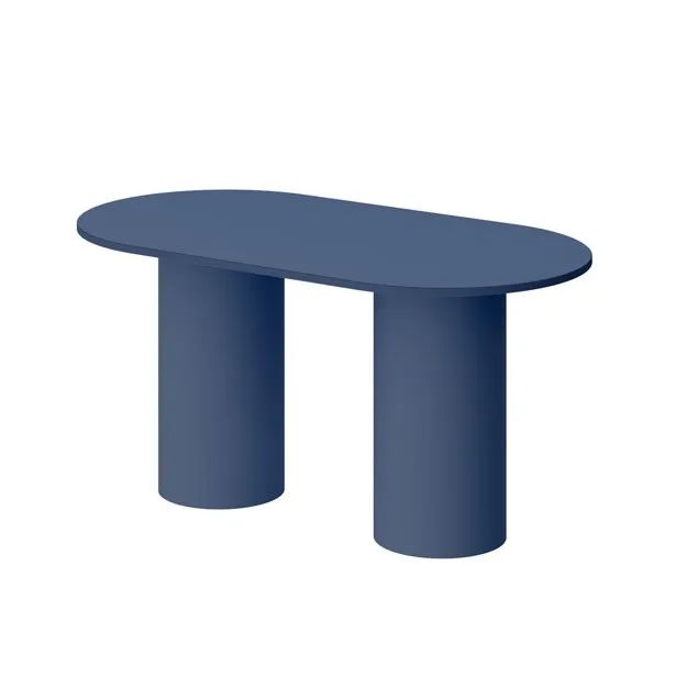 ROSETO stalas 150x80 tamsiai mėlyna