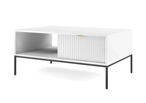 Nova L-104 kavos staliukas, baltas