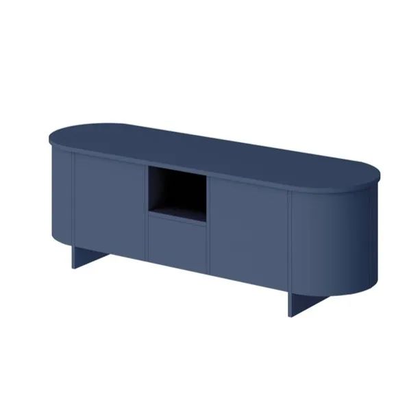 TV spintelė MILETO 163 tamsiai mėlyna