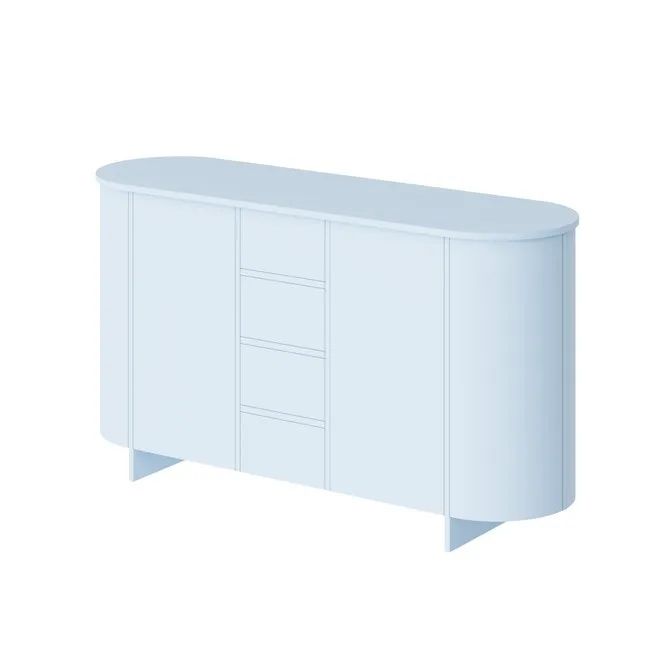 MEDUNO 163 2D4S mėlyna komoda