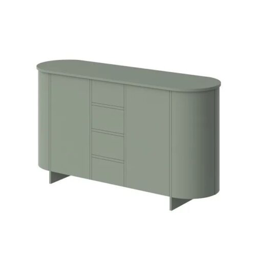 MEDUNO 163 2D4S žalia komoda