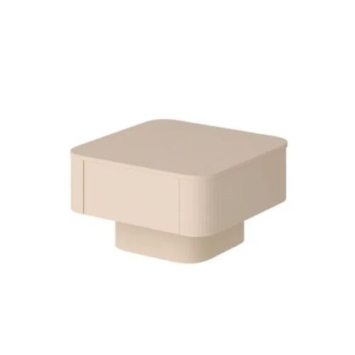 GRADO kvadratinis kavos staliukas 80×80 cappuccino