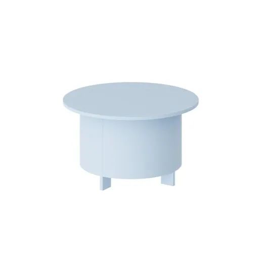 SALVO AC 80x80 apvalus kavos staliukas, mėlynas