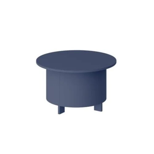 SALVO AC 80×80 apvalus kavos staliukas, tamsiai mėlynas