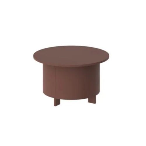 SALVO AC 80×80 bordo spalvos apvalus kavos staliukas