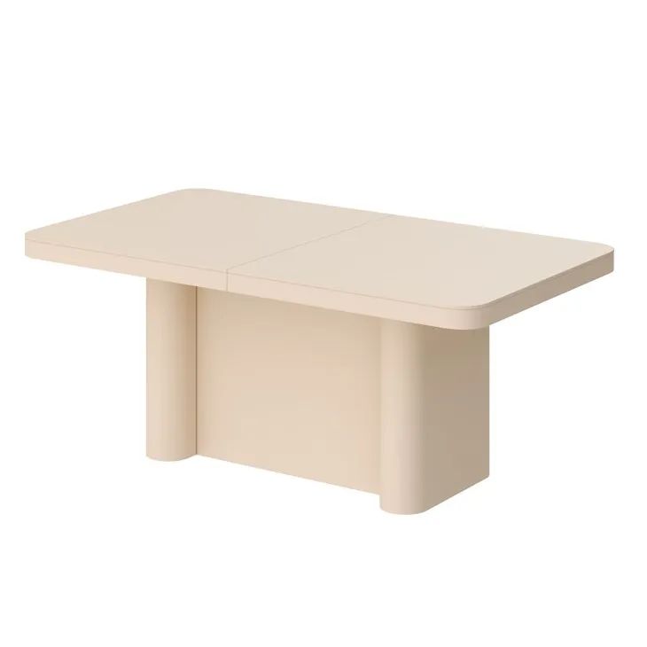 PORTOFINO išskleidžiamas stalas 160(412)x100 kapučino spalvos