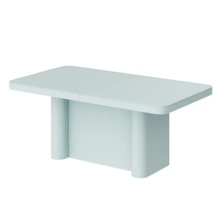 PORTOFINO išskleidžiamas stalas 160(412)x100 mėtinės spalvos