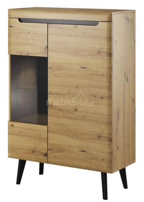 Nordi NWT90 vitrina – ąžuolo spalvos