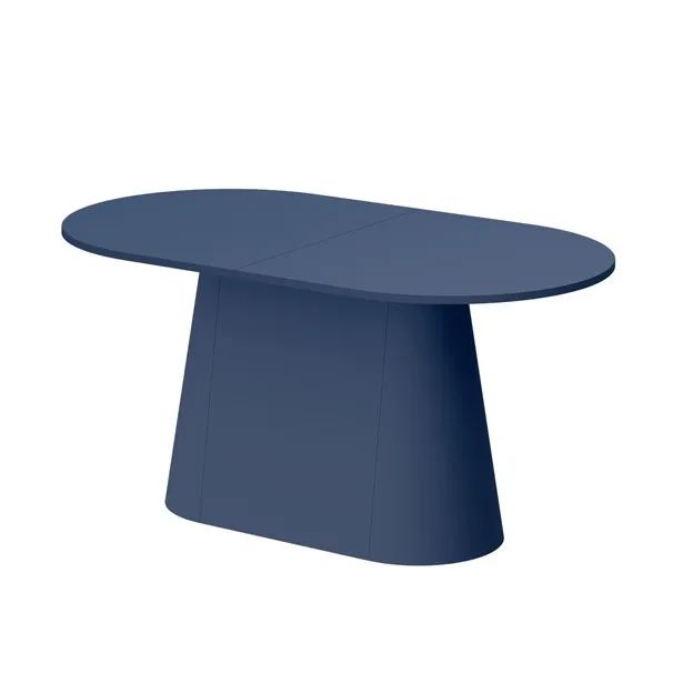 CAPITOLO išskleidžiamas stalas 160(208)x90 tamsiai mėlynas