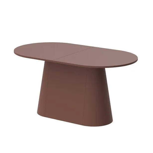 CAPITOLO išskleidžiamas stalas 160(208)x90 bordo spalvos