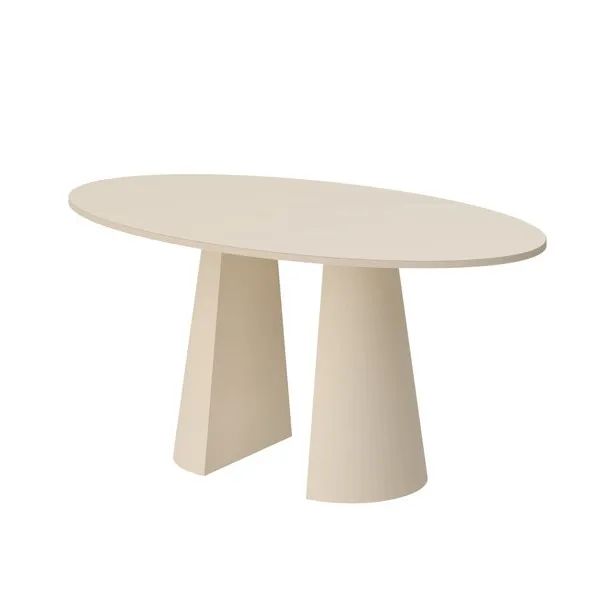 LAZIO stalas 160x90 kapučino spalvos