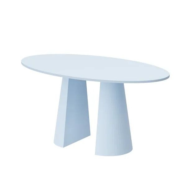 LAZIO stalas 160x90 mėlynas