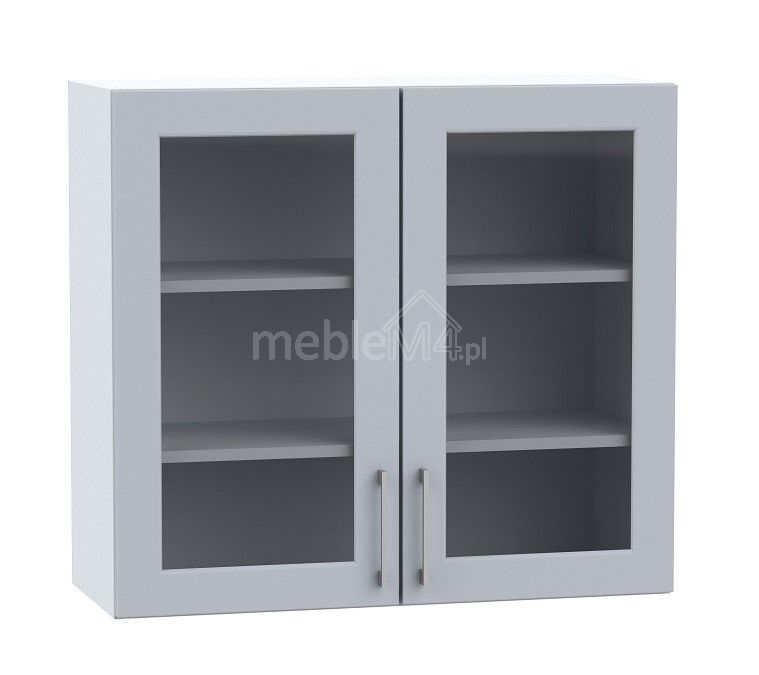 Viršutinė pakabinama spintelė, vitrina, 80 cm, Natalia WS80