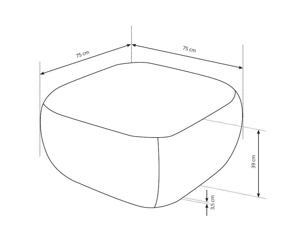 Olio Gr1 minkštas pufas - Paveikslėlis 3