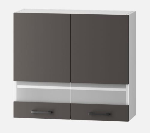 Viršutinė spintelė 80 cm vitrina Clara WS80 SP