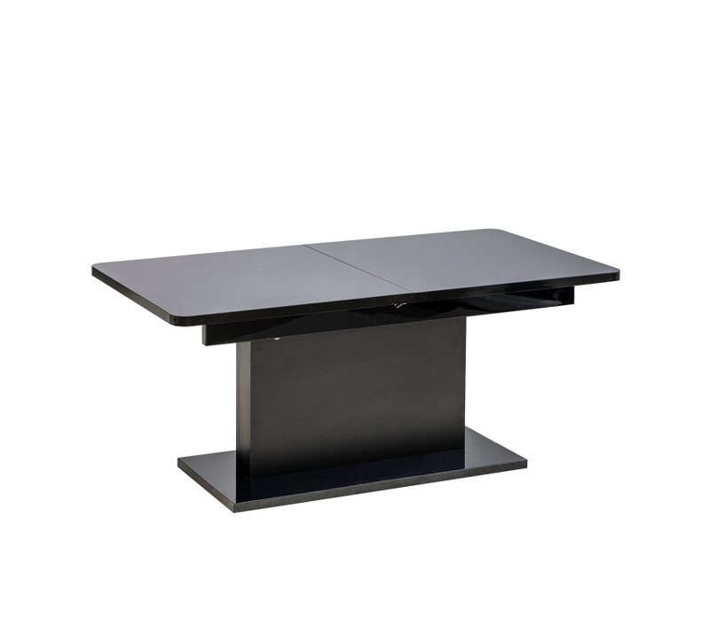 OPTI kavos staliukas – juodas blizgus